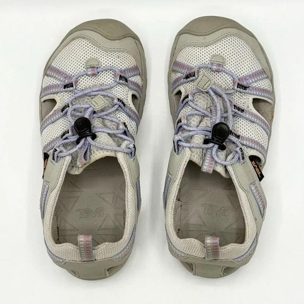 Teva Manatee Purple Khaki Hiking Sandals - Kids US 2